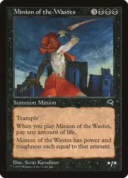 MTG - Minion of the Wastes - Tempest - X1 - (LP) - - Image 1