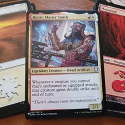 Reyav, Master Smith DWARF Tribal DWARVES Boros COMMANDER Magic DECK MTG Cards - Image 1