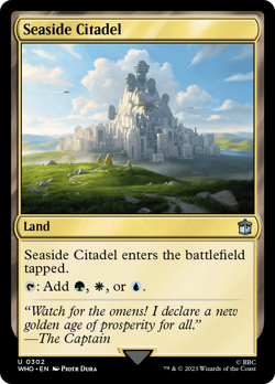 Seaside Citadel (302) FOIL Doctor Who PLD Land Uncommon MAGIC MTG CARD ABUGames - Image 1