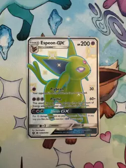 Espeon GX Pokemon • Shiny Holo Rare • SV60/SV94 Hidden Fates: Shiny Vault - Image 1