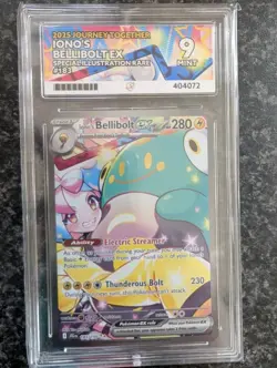 Ionos Bellibolt EX 183/159 Journey Together Pokemon Graded Slab Ace 9 - Image 1
