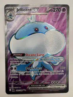 Pokemon TCG Jellicent ex 160/086 Scarlet Violet SV White Flare English MINT - Image 1