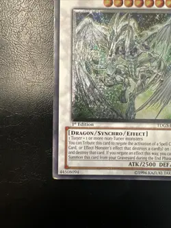 Stardust Dragon TDGS-EN040 Ultimate Rare 1st Edition Yugioh LP - Image 4