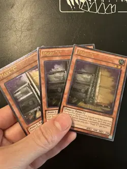 Maxx “C” Yugioh AP04-EN002 Ultimate Rare 3x Maxx C Near Mint NM - Image 1