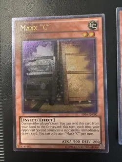 Maxx “C” Yugioh AP04-EN002 Ultimate Rare 3x Maxx C Near Mint NM - Image 3