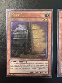 Maxx “C” Yugioh AP04-EN002 Ultimate Rare 3x Maxx C Near Mint NM - Image 5
