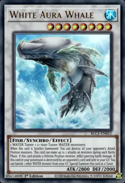 White Aura Whale - Ultra Rare 1st Edition BLC1-EN011 - NM - YuGiOh - Image 1