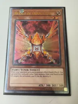 YUGIOH Herald of Orange Light Ultimate Rare OP07-EN001 - Image 1