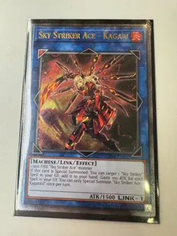 YUGIOH Sky Striker Ace - Kagari Ultimate Rare OP08-EN002 - Image 1