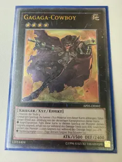 YUGIOH Gagaga-Cowboy Ultimate Rare AP05-DE002 German - Image 1