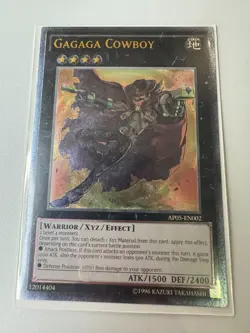 YUGIOH Gagaga-Cowboy Ultimate Rare AP05-EN002 - Image 1