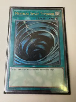 YUGIOH Mystical Space Typhoon Ultimate Rare AP08-EN002 - Image 1