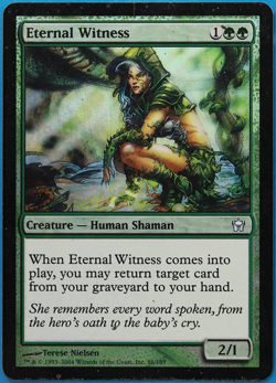 Eternal Witness FOIL Fifth Dawn HEAVILY PLD Uncommon CARD (498701) ABUGames - Image 1