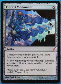 Eldrazi Monument FOIL Zendikar HEAVILY PLD Mythic Rare CARD (498695) ABUGames - Image 1