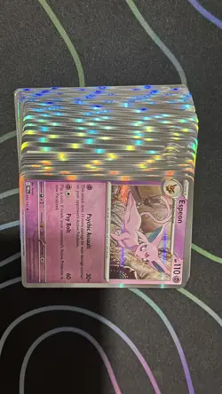 Pokemon Prismatic Evolutions English Holofoil Bulk Card Lot 40 Holos Holo - Image 1