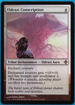 Eldrazi Conscription FOIL Rise of the Eldrazi HEAVILY PLD CARD (498694) ABUGames - Image 1