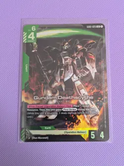 Gundam Card Game Newtype Rising Gundam Deathscythe GD01-025 LR Holo Foil - Image 1