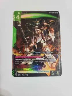 Gundam Card Game Newtype Rising Gundam Deathscythe GD01-025 LR Holo Foil - Image 1