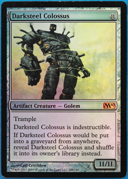 Darksteel Colossus FOIL Magic 2010 / M10 HEAVILY PLD CARD (498680) ABUGames - Image 1