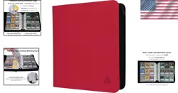 Durable 9 Pocket Trading Card Binder - Metal D-Ring - Perfect for Collectors - Image 2