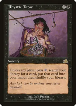 MTG - Rhystic Tutor - Prophecy - X1 - (MP) - - Image 1