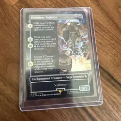MTG Final Fantasy English Summon: Yojimbo Borderless 0196 Foil - Image 1