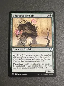 MTG - Deadwood Treefolk - Dominaria Remastered - #155 - NM - Green - Regular - Image 1