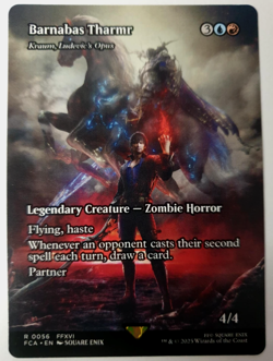 MTG Final Fantasy - Barnabas Tharmr (Kraum) - Borderless Rare - 0056 VLP - Image 1