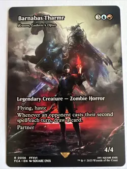 MTG Final Fantasy - Barnabas Tharmr (Kraum) - Borderless Rare - 0056 VLP - Image 1