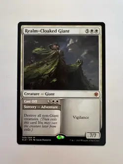 Realm-Cloaked Giant / Cast Off - MTG Throne of Eldraine - NM - Image 1