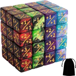 48 PCS Magic The Gathering MTG Counter Dice Marble Bulk Life Counters Tokens Dic - Image 1