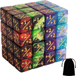 48 PCS Magic The Gathering MTG Counter Dice Marble Bulk Life Counters Tokens Dic - Image 1