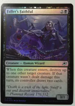 Faller's Faithful *FOIL Uncommon* Magic MtG x1 Edge of Eternities - Image 1
