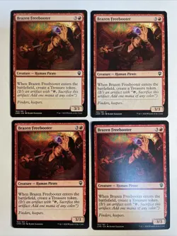 4x Mtg Commander Legends Brazen Freebooter NM/M Magic The Gathering - Image 1