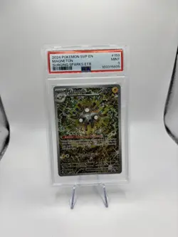 2024 POKEMON SVP EN-SV BLACK STAR PROMO #159 MAGNETON PSA 9 - Image 1