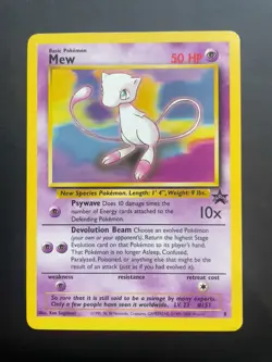 Pokemon - Mew - Non Holo - 8 - Black Star Promo Card - Image 1