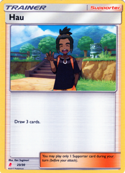 Hau 23/30 | SM Trainer Kit - Lycanroc & Alolan Raichu | Pokemon | Promo - Image 2