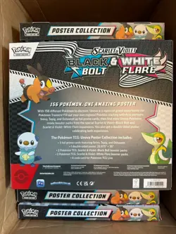 Pokemon Unova Poster Collection Black Bolt & White Flare! - SHIPS FAST - - Image 3