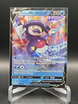 Galarian Mr. Rime V 049/189 Astral Radiance Ultra Rare Full Art Pokemon TCG NM/M - Image 1