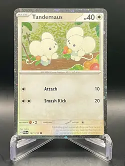 Tandemaus 167/193 *NICE SWIRL* Paldea Evolved Cosmos Holo Rare Pokemon TCG NM/M - Image 1