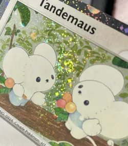 Tandemaus 167/193 *NICE SWIRL* Paldea Evolved Cosmos Holo Rare Pokemon TCG NM/M - Image 3