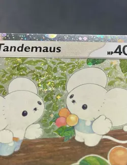 Tandemaus 167/193 *NICE SWIRL* Paldea Evolved Cosmos Holo Rare Pokemon TCG NM/M - Image 5