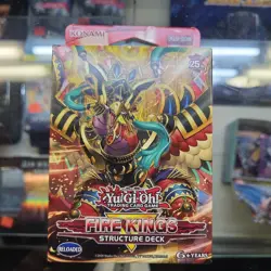 YUGIOH FIRE KINGS STRUCTURE DECK SEALED 1ST EDITION - Image 1