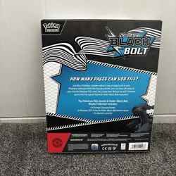 Pokemon TCG: Scarlet & Violet - Black Bolt Binder Collection - New And Sealed! - Image 2