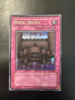 yugioh Royal Decree TP4-001 Ultra Rare Near Mint A - Image 1