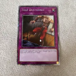Trap Dustshoot RA04-EN121 Platinum Secret Rare Yugioh 2st M/NM - Image 1