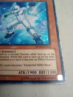 Elemental Hero Neos Alius RYMP-EN010 MP Yugioh Card - Image 3