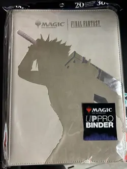 Final Fantasy Pro-Binder Premium Cloud Zippered 9-POCKET Ultra Pro MTG 74427387310 - Image 1