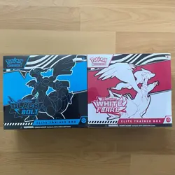 IN HAND✅ | Pokemon TCG White Flare, Black Bolt Elite Trainer Box ETB Pair ⭐ - Image 1