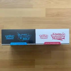 IN HAND✅ | Pokemon TCG White Flare, Black Bolt Elite Trainer Box ETB Pair ⭐ - Image 2